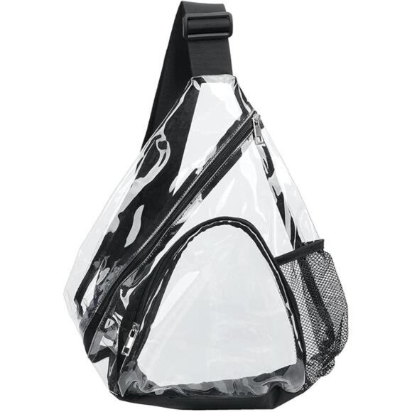 Clear Sling Bag, Clear Bag Stadium Approved, Transparent Shoulder Crossbody - Picture 2 of 7